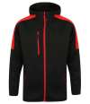 LV622 Finden + Hales Active Soft Shell Jacket Black / Red colour image